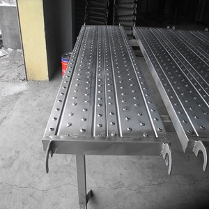 Thép mạ kẽm xây dựng nhiều lớp giàn giáo ván giàn giáo nền tảng đi bộ ván với móc thang & Bộ phận giàn giáo - Product Image 5