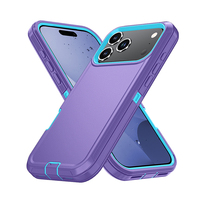 Coque de protection antichoc Armor Defender pour iPhone 12 13 14 15 Pro Max X 16 17 18 Pro Max, en PC+TPU rigide, MOQ 500