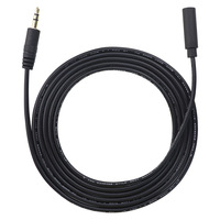 Câble audio 3,5 mm mâle-femelle, câble audio AUX pour enregistrement, câble de charge pour haut-parleur, câble de connexion 3,5 mm à 3,5 mm.