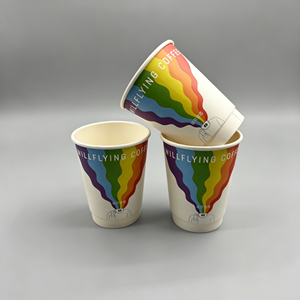 Gobelets en papier pour boissons, écologiques, avec revêtement PE personnalisé, poids et taille sur mesure, impression personnalisée, OEM, ODM, approvisionnement en gros - Product Image 4