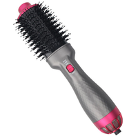 Sèche-cheveux volumateur électrique professionnel à air chaud en une seule étape, brosse en nylon, 3 températures, 2 vitesses de ventilation, séchage rapide pour la maison