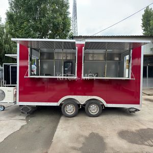 Camion de restauration Burger Van entièrement équipé, camions de nourriture, camions bar à vin, remorque mobile, camion de thé à bulles - Product Image 3