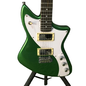 Custom Unbranded barato plomo Jazz Master instrumentos de cuerda de tilo de cuerpo sólido de arce tostado cuello de la guitarra eléctrica - Product Image 1