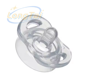 Longtai Siliconate Baby Sleep Night Boca Blanco Frosted Orthodontic Dummies Soother Chupete prematuro para recién nacido - Product Image 1