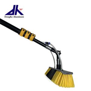 Alat ekstensi aluminium pembersih jendela 36 kaki, alat pembersih air dengan sikat putar - Product Image 4