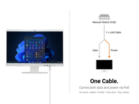 Professioneller 21,5 24 Zoll POE All-in-One PC mit Integrierter Kamera FHD-Bildschirm Computer für Telemedizin und Krankenhaus-Pflege