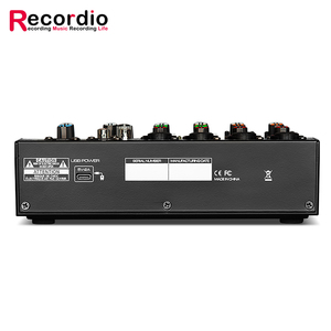 GAX-GT6 Mixer Audio Mini Multifunzionale con Scheda Audio Integrata 256DSP Qualità Audio da Studio per Produzione Musicale Domestica, Webcast, KTV - Product Image 3