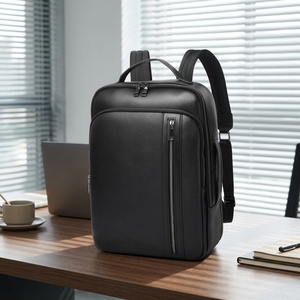 <span class=keywords><strong>Zaino</strong></span> da Uomo in Vera <span class=keywords><strong>Pelle</strong></span> Nuovo Design 2026, <span class=keywords><strong>Zaino</strong></span> per Laptop da Esterno <span class=keywords><strong>di</strong></span> Alta Qualità, Semplice e Lussuoso - Product Image 1