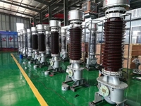 Transformador de Corriente (TC) de Alta Tensión de 110kV 126kV, Aislado en Porcelana, Sumergido en Aceite, para Subestaciones Eléctricas