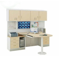 Mesa de Trabajo Moderna para Oficina en Casa con Cajones, Escritorio de Madera Maciza Ecológico, Diseño Modular