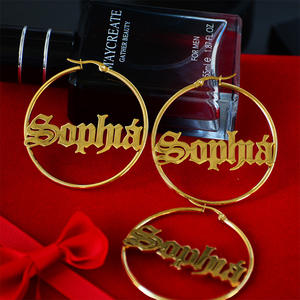 Produttore di orecchini personalizzati in acciaio al titanio, semplici e personalizzati, fornitore transfrontaliero - Let's Do IT Together - Product Image 2