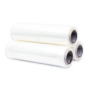 Lldpe Strech Film Roll polietilene 12 Micron termoretraibile Film plastica Pallet avvolgimento Film estensibile a mano