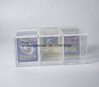 Boîte de présentation ETB en acrylique transparent personnalisé, vitrine transparente, boîte de présentation en acrylique avec porte pour garçon gamé, multi-compartiments
