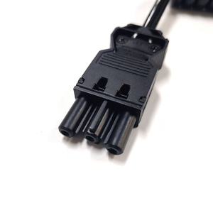 Câble d'extension rétractable en spirale mâle-mâle avec <span class=keywords><strong>connecteur</strong></span> ST 3 broches, cordon d'alimentation CA - Product Image 4