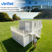 Container House di Lusso da 20 piedi con Pannelli Sandwich in Acciaio, Pareti Traspiranti, Finiture Interne Personalizzabili, Basso Costo di Spedizione