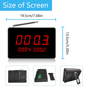 Sistema <span class=keywords><strong>de</strong></span> Llamada <span class=keywords><strong>a</strong></span> Enfermera KOQI para Hospital con Botón <span class=keywords><strong>de</strong></span> Emergencia <span class=keywords><strong>de</strong></span> Cable, Timbre <span class=keywords><strong>de</strong></span> Alarma, 1 Receptor con 10 Bocinas, para Clínica Médica - Product Image 4