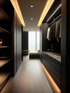 Italiano de gama alta Luz de lujo Personalización Espacio de almacenamiento múltiple Guardarropa de dormitorio de alta calidad Profesional - Product Image 2