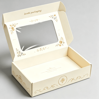 Boîte d'emballage pour gâteau transparente personnalisée haut de gamme avec fenêtre, boîtes en papier pour boulangerie personnalisées