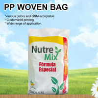 Sacs tissés en PP BOPP personnalisés, résistants, écologiques, recyclables, pour emballage industriel (sac tubulaire à couture arrière)