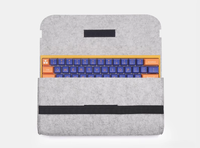 Sac de rangement en coton écologique, anti-poussière, pour clavier lumineux sans fil minimaliste Logitech K380 et MX Keys Mini