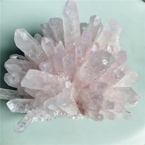 סיטונאי ורוד קוורץ פנטום קריסטל אשכול לרפא רוז קוורץ אשכול ריפוי - Product Image 5