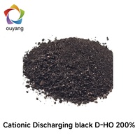 Colorant noir cationique décolorant D-HO 200% en gros pour usine, idéal pour pulls textiles et acrylique, colorant pour tissus