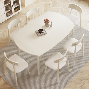 Mesa de Comedor Redonda y Juego de Sillas Mesa de Comedor Blanca - Product Image 2