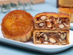 <span class=keywords><strong>Mooncake</strong></span> artigianale di cinque noci per i festival aspetto croccante e delizioso sapore artigianale <span class=keywords><strong>cinese</strong></span> Snack - Product Image 3