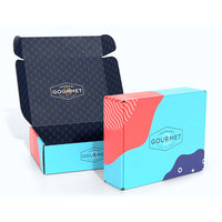 Boîtes en carton ondulé biodégradables marron et rose pour emballage, expédition et cadeaux, personnalisables avec logo, vente en gros