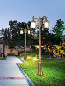 Lámpara LED impermeable IP65 IP68 para exteriores, poste de jardín, lámpara de césped alimentada por energía Solar, luz de pilar de acero inoxidable para paisaje de parque fluorescente - Product Image 3