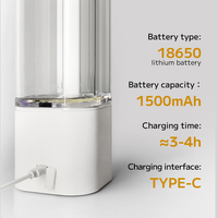 Distributeur de shampoing de salle de bain rechargeable 550ml bon marché Distributeur de savon automatique liquide pour les mains en plastique de cuisine fixé au mur