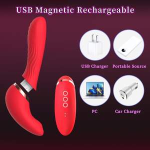 G Spot <span class=keywords><strong>Vibrator</strong></span> mainan seks wanita, mainan seks dewasa <span class=keywords><strong>Vibrator</strong></span> silikon tahan air berputar berubah bentuk - Product Image 5