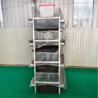 Cage à poulets en métal galvanisé de type H, cage à poulets pour la ponte des œufs