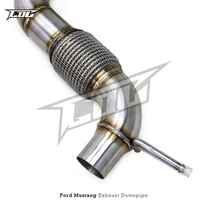 Tuyaux d'échappement BK Downpipe pour <span class=keywords><strong>Ford</strong></span> Mustang 2.3T 2015-2022 en acier inoxydable, tube avant avec bouclier thermique - Product Image 5