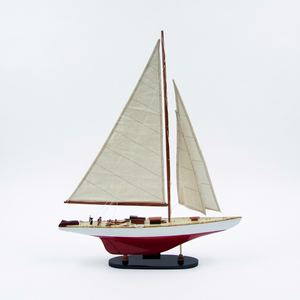 RANGGER SAILING <b>YACHTS</b>-METAL Acacia Vietnam Nautical Craft Boats Painted Business Gift - Product Image 1