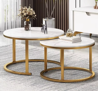 Table basse pour salon, usage domestique, style minimaliste moderne, petite table d'appoint pour appartement, table créative de style nordique, légère et luxueuse