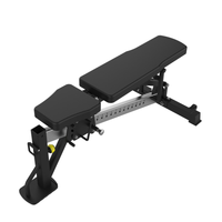 Chaise de fitness multifonctionnelle de qualité commerciale MMD, banc d'entraînement réglable avec haltères, siège pliable personnalisé
