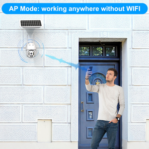 Caméra de sécurité intelligente Wi-Fi/4G pour la maison, vision nocturne couleur, caméra solaire PTZ sans fil pour extérieur, vente en gros d'usine - Product Image 3