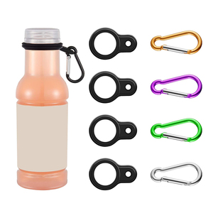 Portabottiglie per borracce sportive <span class=keywords><strong>in</strong></span> <span class=keywords><strong>acciaio</strong></span> inossidabile <span class=keywords><strong>in</strong></span> Silicone con moschettone per bottiglia da 12oz 17oz e 25oz a forma di Cola - Product Image 2