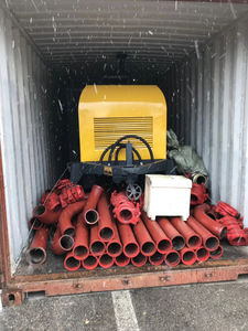 Pompe à béton moteur diesel pompe bétonnière moteur diesel HBT60 pompe de remorque à béton à vendre - Product Image 5