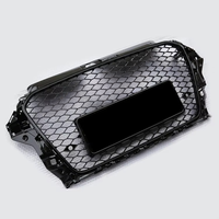 Nouvelle calandre de voiture de haute qualité en nid d'abeille pour Audi 13-16 A3/S3 Sline/Non Sline Noir brillant ABS Maille Installation facile