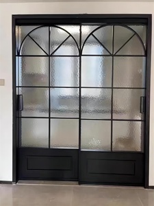 Diseño Americano para Hotel, Puertas Corredizas <span class=keywords><strong>de</strong></span> <span class=keywords><strong>Aluminio</strong></span> con Rejilla, Diseño Moderno <span class=keywords><strong>de</strong></span> Puerta Francesa Corrediza <span class=keywords><strong>de</strong></span> Vidrio - Product Image 2