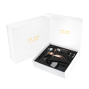 Mới nhất thiết kế rượu vang đỏ nút chai vít mở chai và lá cắt thép không gỉ Bunny rượu vang corkscrew Bộ quà tặng - Product Image 2