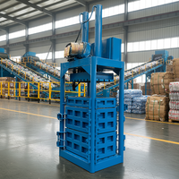 Presse de recyclage des déchets industriels, système contrôlé par PLC, compression haute précision pour papier, plastique, canettes, hydraulique verticale
