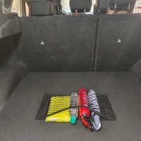 Red de malla elástica duradera para maletero de coche, con adhesivo mágico universal, bolsillo organizador para coche