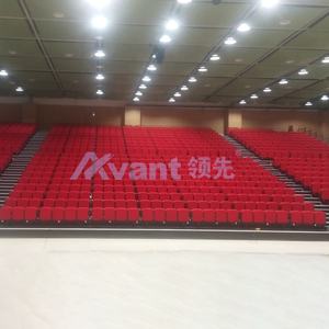 Авангардные спортивные моторизованные и ручные выдвижные трибуны со складными сиденьями, экономия места для сидений для театров, школ и тренажерных залов - Product Image 4