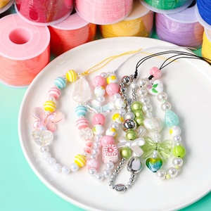 Nhà Máy 100M 0.8Mm Nylon Chủ Đề Dây Trung Quốc Nút Dây Vòng Đeo Tay Bện Chuỗi Sáp Bện Nylon Chuỗi Shamballa Vòng Đeo Tay - Product Image 5