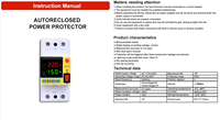 Régulateur de tension automatique 80-150A monophasé CA 1 KVA, tension réglable, protection contre les surtensions, sous-tensions et surcharges, protection contre la surchauffe