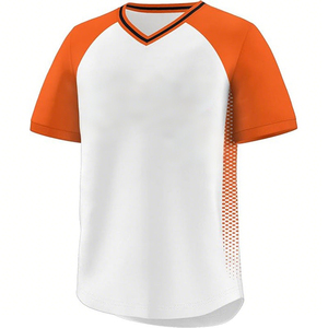 Fabriek Directe Goedkope En Comfortabele Softbal Honkbal T Shirt Blanco Unisex Honkbal Jersey - Product Image 1