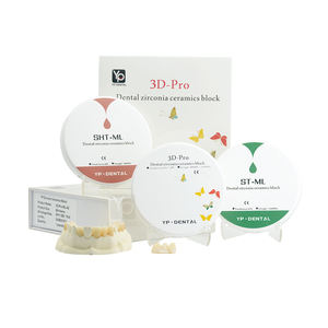 Nhà Máy Giá 3D 4D Pro nha khoa Multilayer Zirconium trống nhà sản xuất 98 Mét cadcam Zirconium gốm khối đĩa - Product Image 1